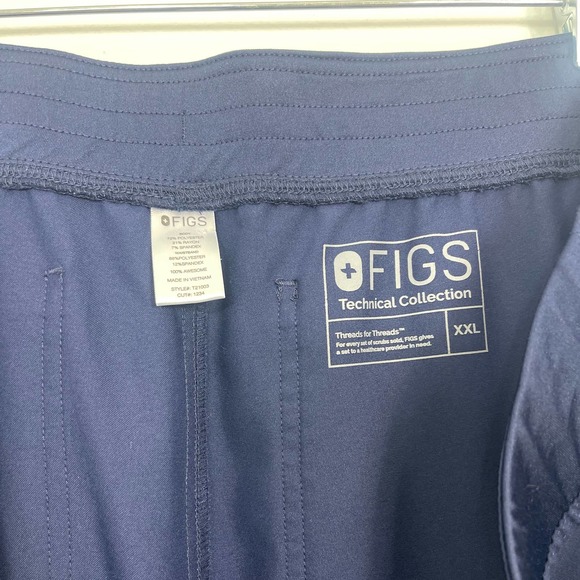 Figs Livingston Scrub Pants XXL Navy blue - Picture 5 of 5